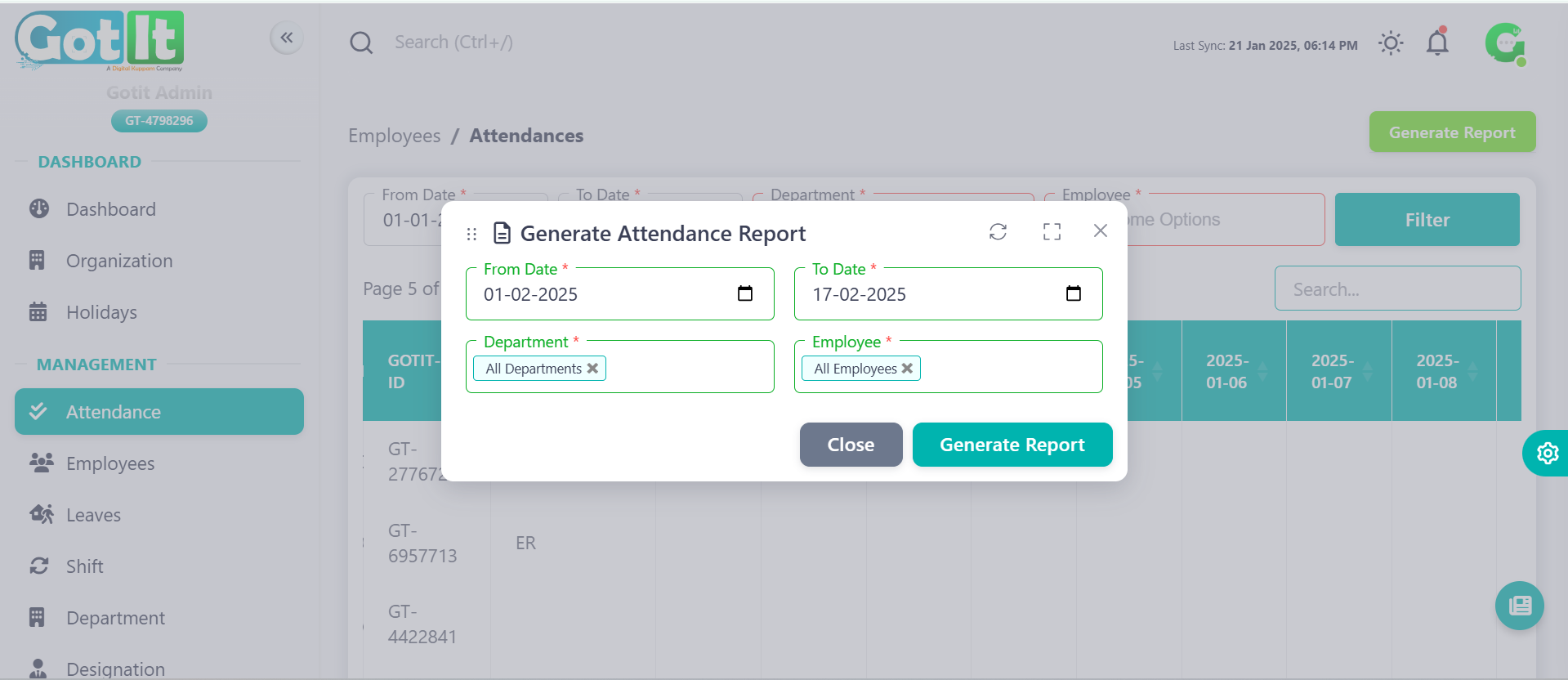 Attendance Features